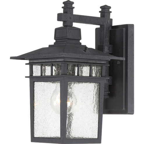 Cove Neck One Light Wall Lantern in Textured Black (72|604953)