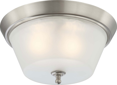 Surrey Three Light Flush Mount in Brushed Nickel (72|604153)