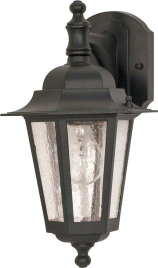 Cornerstone One Light Wall Lantern in Textured Black (72|603475)