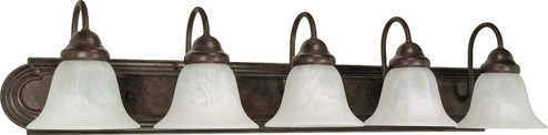 Ballerina Five Light Vanity in Old Bronze (72|60327)