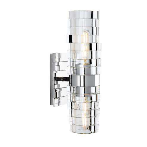 Murano Two Light Wall Sconce in Chrome (185|9765CHIC)