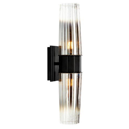 Icycle Two Light Wall Sconce in Matte Black (185|9759MBCLGR)