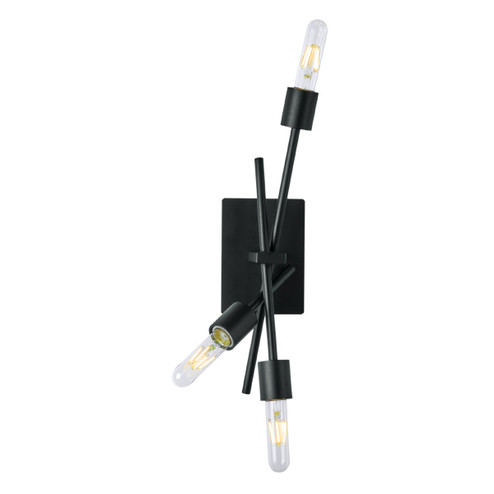 Stick Three Light Wall Sconce in Matte Black (185|9750MBNG)