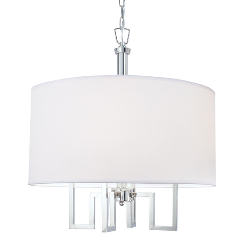 Maya Four Light Chandelier in Polished Nickel (185|9677PNWS)