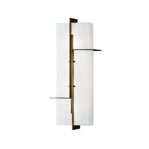 Matrix LED Outdoor Wall Mount in Aged Brass (185|1235AGAC)