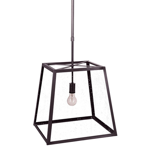 Foyer One Light Hanging Lantern in Dark Brass (196|ST1216DBMEDSMG)