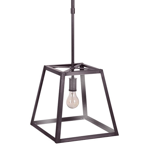 Foyer One Light Hanging Lantern in Dark Brass (196|ST0812DBMEDCLR)