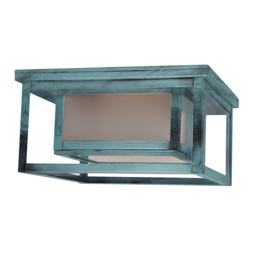 Flush Two Light Flush Mount in Verdi Gris (196|SC1212VGMED2FSTCLR)