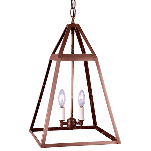 Foyer Two Light Hanging Lantern in Antique Copper (196|9722ACLT2SMG)