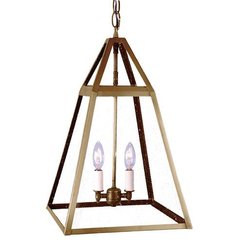 Foyer Two Light Hanging Lantern in Antique Brass (196|9722ABLT2SMG)