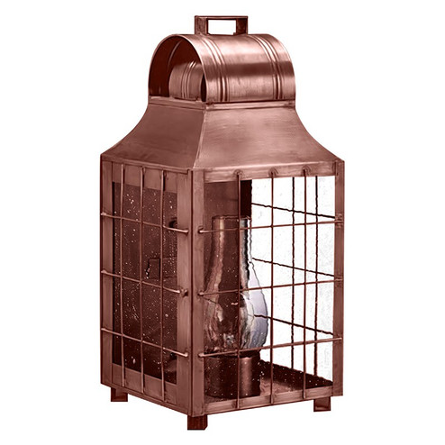Livery One Light Wall Mount in Antique Copper (196|9251ACCIMSMG)