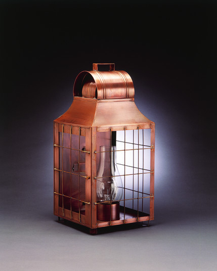 Livery One Light Wall Mount in Antique Copper (196|9251ACCIMCLR)