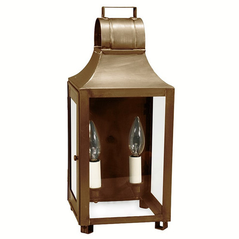 Livery Two Light Wall Mount in Antique Brass (196|9031ABLT2CLR)