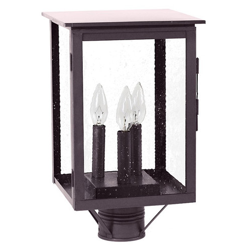Ashford Three Light Post Mount in Dark Brass (196|8983DBLT3SMG)
