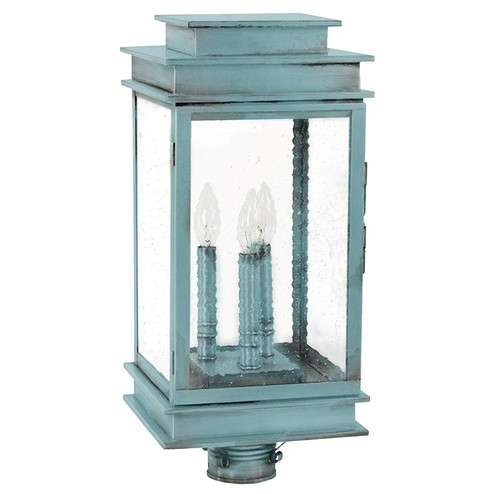 Empire Three Light Post Mount in Verdi Gris (196|8933VGLT3SMG)
