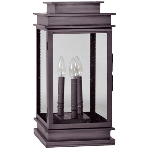 Empire Three Light Pier Mount in Dark Brass (196|8933PDBLT3CSG)