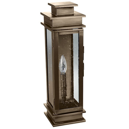 Empire One Light Wall Mount in Dark Antique Brass (196|8931DABLT1CSG)