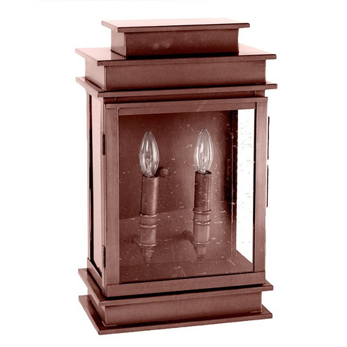 Empire Two Light Wall Mount in Antique Copper (196|8831ACLT2CSG)