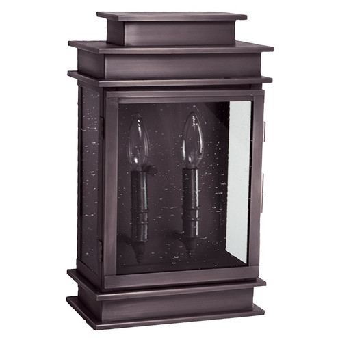 Empire Two Light Wall Mount in Dark Brass (196|8811DBLT2CSG)
