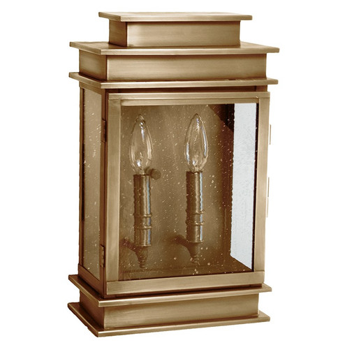 Empire Two Light Wall Mount in Antique Brass (196|8811ABLT2SMG)