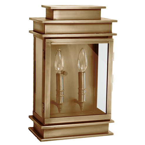 Empire Two Light Wall Mount in Antique Brass (196|8811ABLT2CLR)