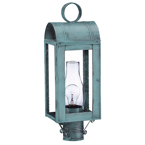 Livery One Light Post Mount in Verdi Gris (196|8043VGCIMCSG)