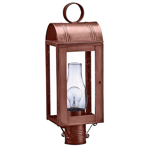 Livery One Light Post Mount in Antique Copper (196|8043ACCIMCSG)