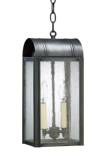 Livery Two Light Hanging Lantern in Dark Brass (196|8032DBLT2SMG)