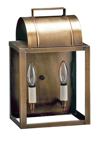 Livery Two Light Wall Mount in Antique Brass (196|8021ABLT2CLR)