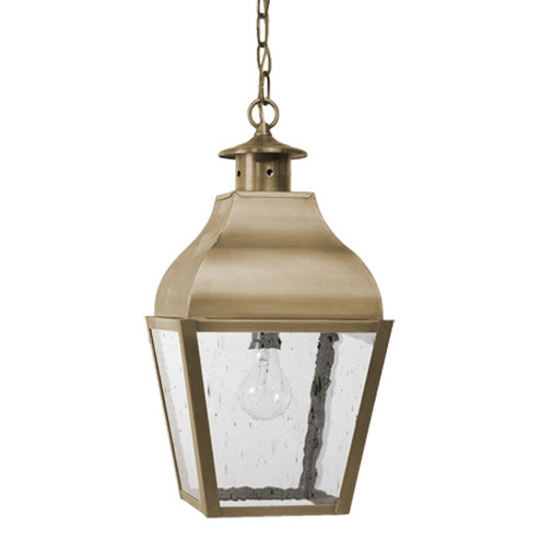 Stanfield One Light Hanging Lantern in Antique Brass (196|7632ABMEDCSG)
