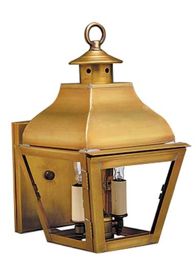 Stanfield One Light Wall Mount in Antique Brass (196|7611ABMEDCLR)