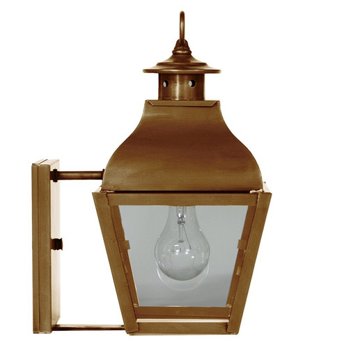 Stanfield One Light Wall Mount in Antique Brass (196|7611ABMEDCLR)