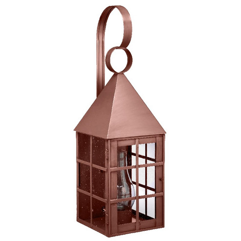 York One Light Wall Mount in Antique Copper (196|7151ACCIMSMG)
