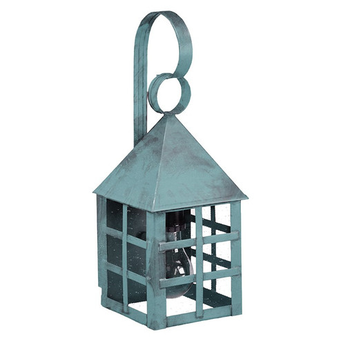 York One Light Wall Mount in Verdi Gris (196|7111VGMEDCSG)