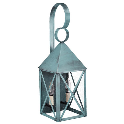 York Two Light Wall Mount in Verdi Gris (196|7041VGLT2SMG)
