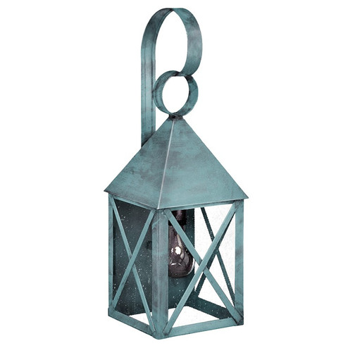 York One Light Wall Mount in Verdi Gris (196|7031VGMEDSMG)