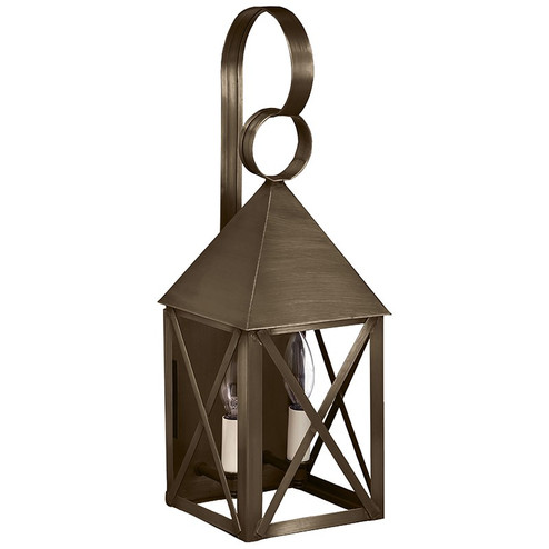 York Two Light Wall Mount in Dark Antique Brass (196|7031DABLT2CLR)