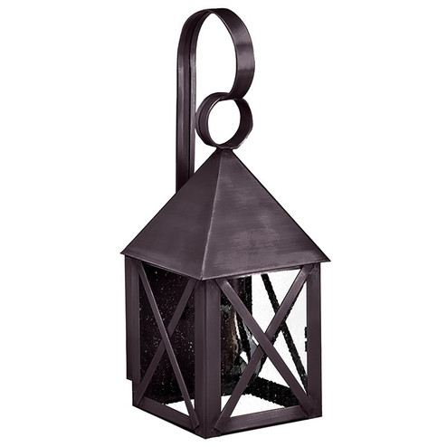 York One Light Wall Mount in Dark Brass (196|7011DBMEDSMG)
