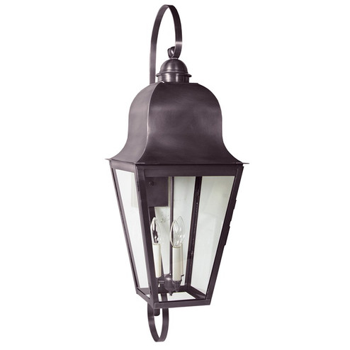 Imperial Three Light Wall Mount in Dark Brass (196|6428DBLT3CLR)