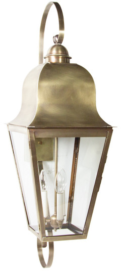 Imperial Three Light Wall Mount in Antique Brass (196|6428ABLT3CLR)