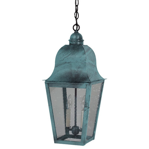 Imperial Two Light Hanging Lantern in Verdi Gris (196|6412VGLT2CSG)