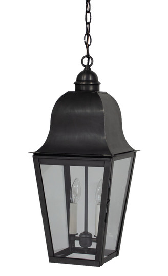 Imperial Two Light Hanging Lantern in Dark Brass (196|6412DBLT2CLR)