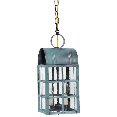 Adams Two Light Hanging Lantern in Verdi Gris (196|6142VGLT2SMG)