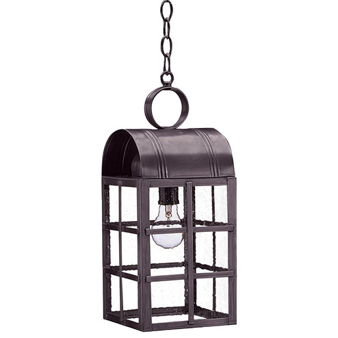 Adams One Light Hanging Lantern in Dark Brass (196|6142DBMEDSMG)