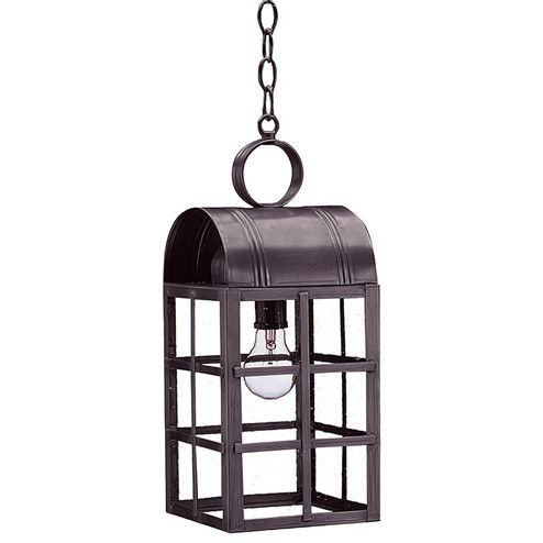 Adams One Light Hanging Lantern in Dark Brass (196|6142DBMEDCSG)