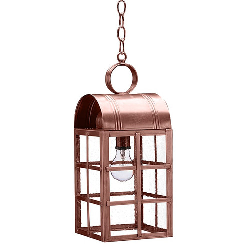 Adams One Light Hanging Lantern in Antique Copper (196|6142ACMEDSMG)