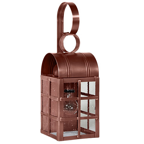 Adams One Light Wall Mount in Antique Copper (196|6131ACMEDSMG)
