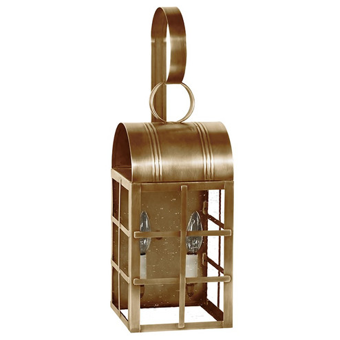 Adams Two Light Wall Mount in Antique Brass (196|6131ABLT2CSG)