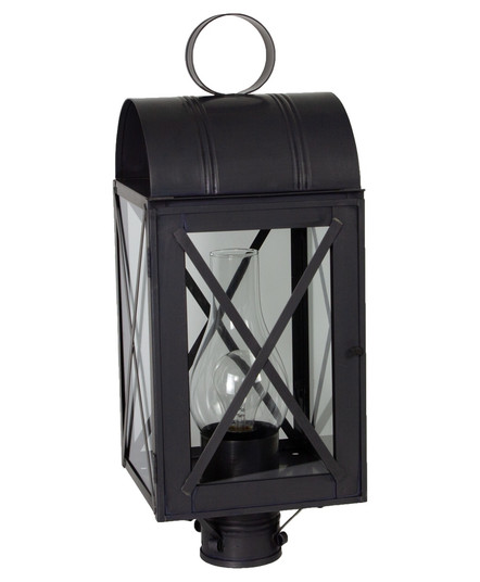 Adams One Light Post Mount in Dark Brass (196|6053DBCIMCLR)