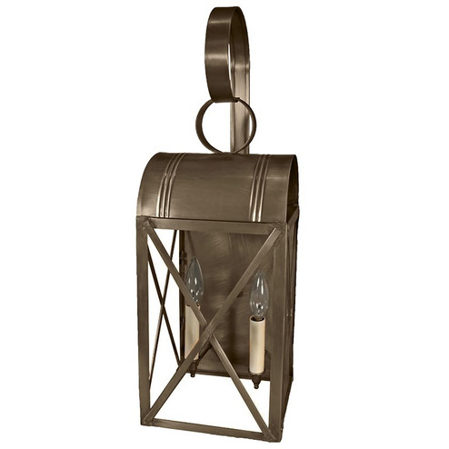 Adams Two Light Wall Mount in Dark Antique Brass (196|6051DABLT2CLR)